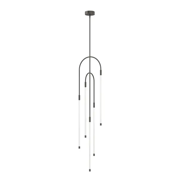 The Honour pendant combines contemporary design with nostalgic warmth through LED filament technology and candlestick-shaped glass. Its posable suspended arms allow customization, while the 2700K warm glow creates inviting ambiance perfect for dining and entertaining spaces.