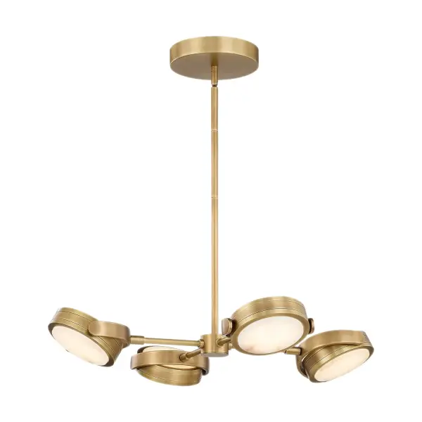 The Blanco pendant masterfully blends contemporary integrated LED technology with classic alabaster stone, creating a sophisticated transitional fixture. Each adjustable head provides focused task lighting while natural stone variations ensure every piece is unique.