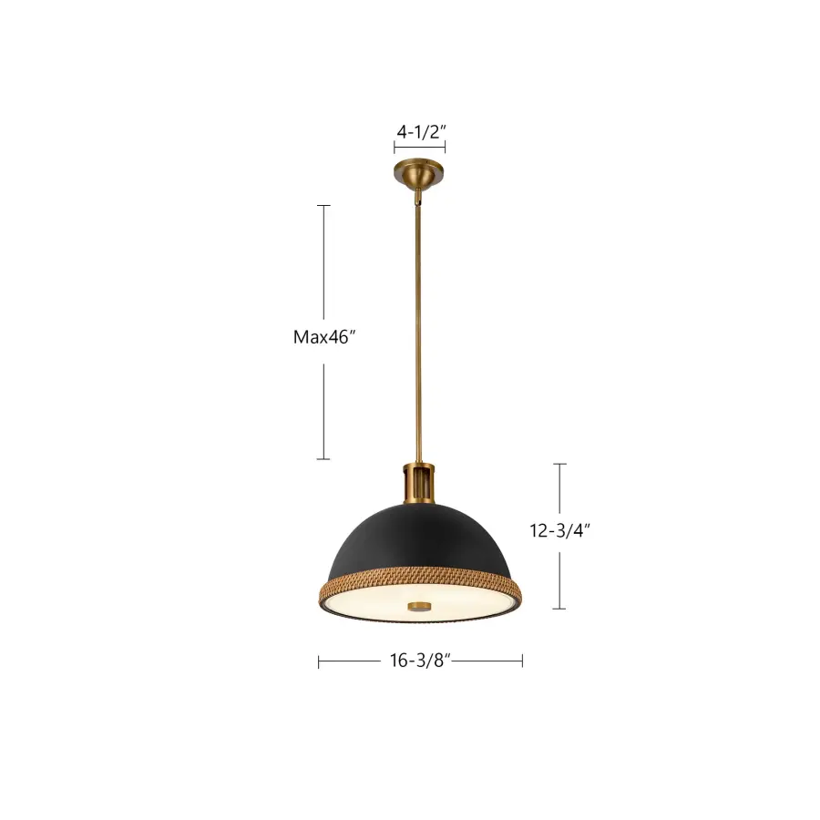 Doral 16" Pendant Light - Image 7