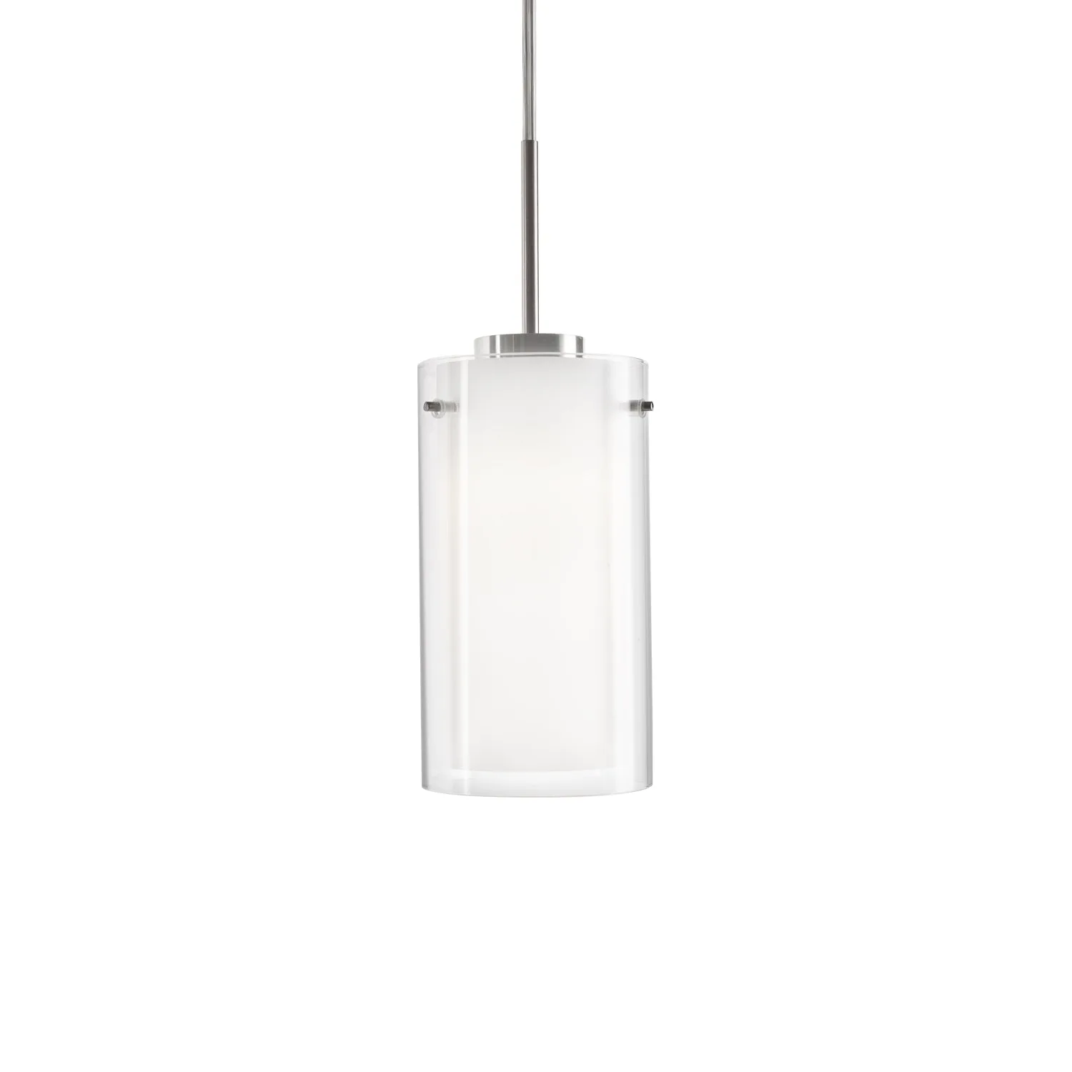 Verona LED Pendant in Brushed Nickel