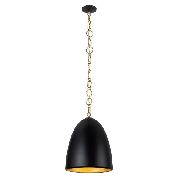 The Grant Pendant combines organic domed form with oversized circular chain elements and mixed metal finishes. Its 14-inch size makes it perfect for intimate spaces or grouped installations, delivering contemporary style with timeless appeal.