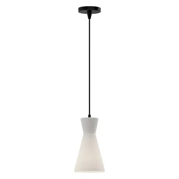 The Betty Pendant blends fifties-inspired design with contemporary touches, featuring a stunning opal matte glass shade and aged gold finish. Perfect for adding vintage charm to kitchens, bedrooms, and dining spaces.