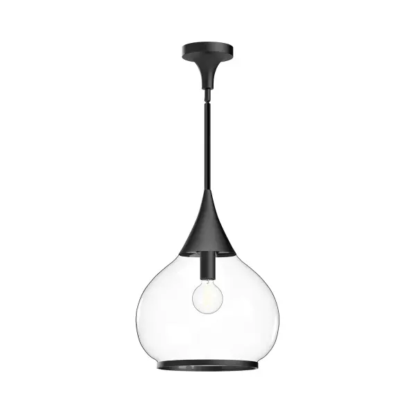 The Hazel pendant brings early-1900s apothecary charm to contemporary spaces with its flowing opal glass shade and polished chrome accents. Perfect for adding character above kitchen islands or dining tables. - alternate view