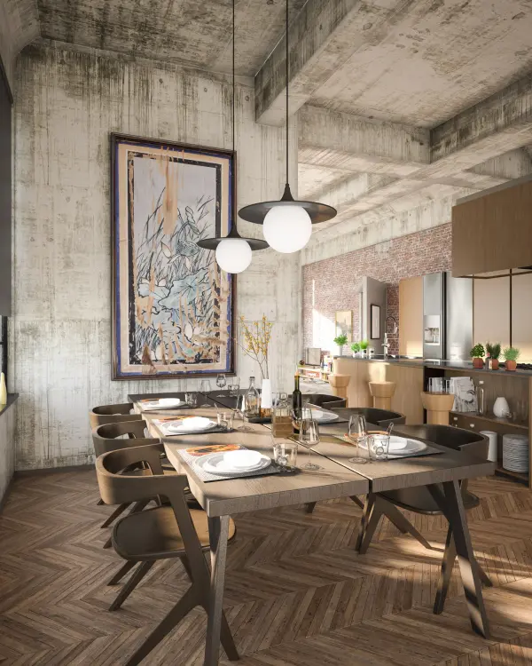 The Fuji pendant brings Mount Fuji-inspired tranquility to modern spaces with its unique triangular shade and decorative opal globe. The brushed gold finish adds warmth while maintaining clean, minimalist lines perfect for Japandi aesthetics. - alternate view