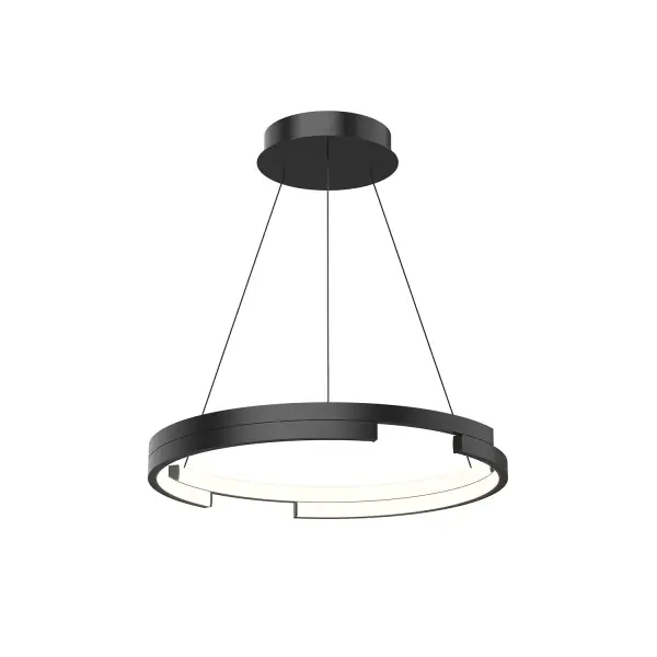 Anello Minor LED Pendant in Walnut