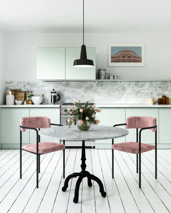 The Juliana pendant brings Scandinavian minimalism to any space with its simple, artful silhouette. At 11 inches, this compact fixture is perfect for creating hygge in kitchens, bedrooms, and bathrooms with understated elegance. - alternate view