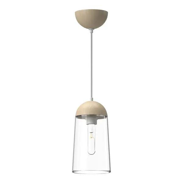 The Emil 6-inch pendant beautifully blends natural walnut wood with aged gold metallic accents, creating a versatile fixture that transitions effortlessly from Scandinavian minimalism to rustic cottage charm. Perfect for intimate spaces.