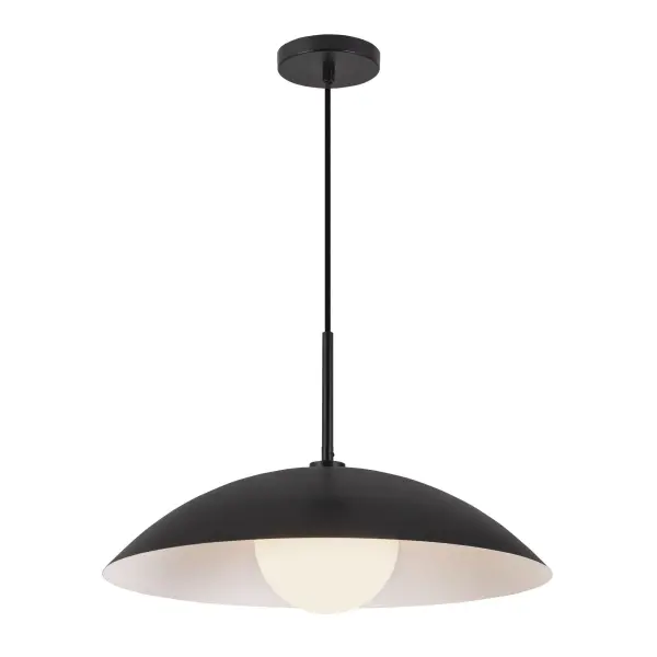The Regent 19-inch pendant combines classic wide dome styling with modern cerulean finish and opal diffuser for soft, elegant illumination. Versatile enough for kitchens, dining rooms, and bedrooms with easy installation.
