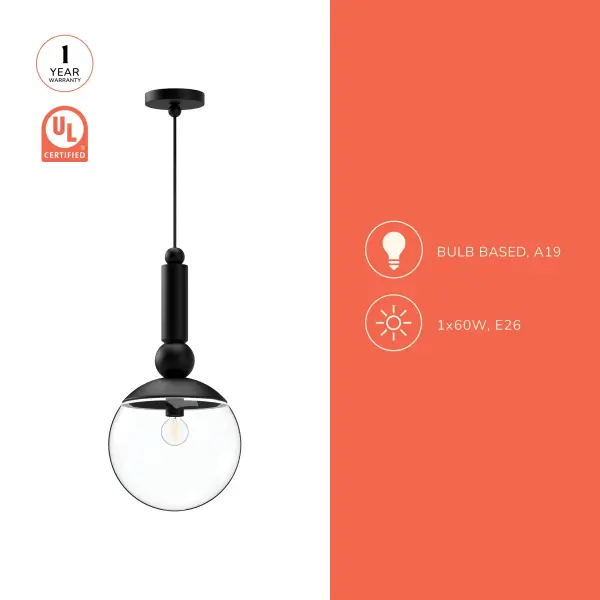 Delilah 10-Inch Pendant Light - Image 6