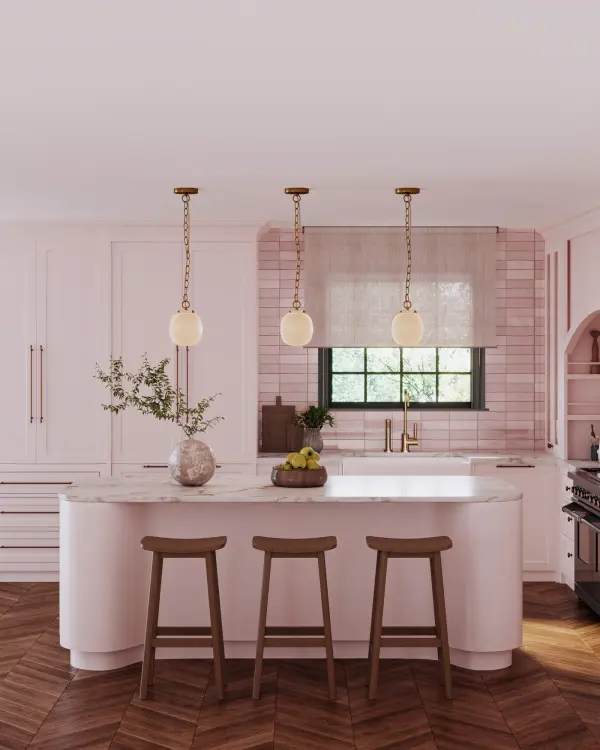 The Cherise pendant brings 1920s candy shop nostalgia to life with its distinctive bonbon-shaped ribbed opal glass shade. The matte black finish paired with glossy ribbed glass creates sophisticated contrast while casting a soft, inviting glow. - alternate view