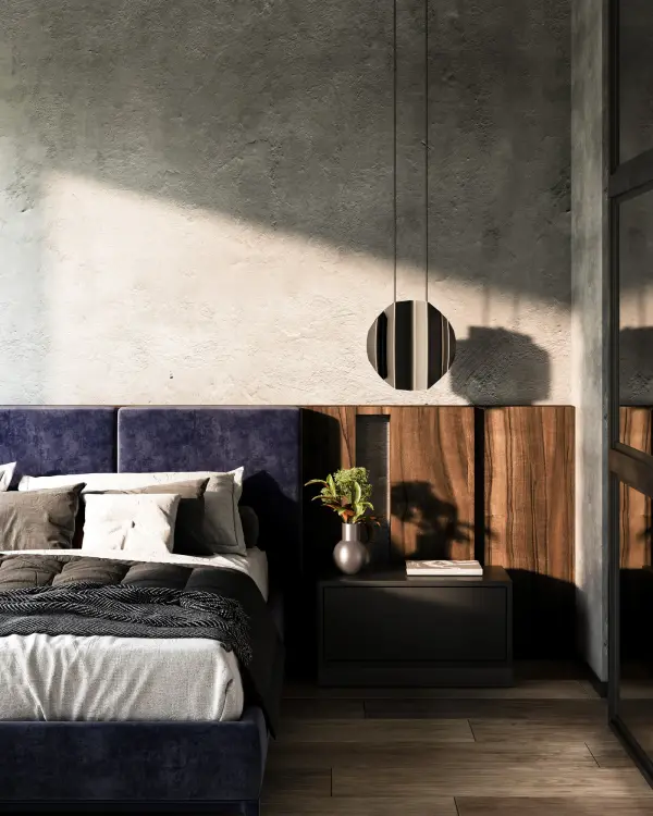 The Akira pendant combines folded black metal with a brushed gold interior to create a striking focal point. Its artistic design and textural appeal make it perfect for modern spaces seeking conversation-starting lighting. - alternate view