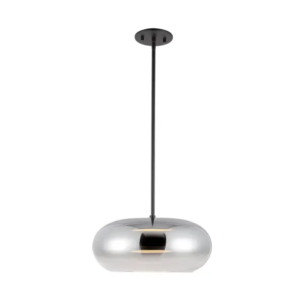 The Trinity 14-inch pendant combines contemporary styling with practical versatility. Featuring integrated LED with warm 3000K lighting and multiple glass shade options, it adapts to various design preferences while maintaining a cohesive modern aesthetic. - alternate view