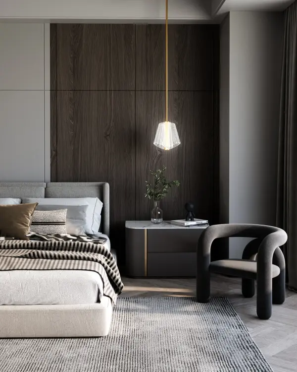 The Mulberry pendant reimagines classic shapes with modern edge-lit acrylic technology and forged metal accents. Its 11-inch profile delivers contemporary elegance with warm 3000K integrated LED lighting, perfect for intimate spaces. - alternate view