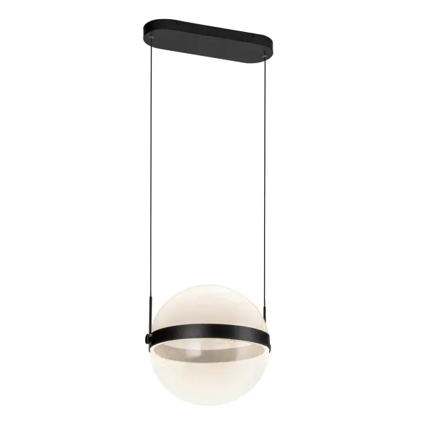 The Pisces pendant combines cutting-edge light guide acrylic technology with contemporary design to create a captivating sphere of light. Its 12-inch compact size and integrated LED make it perfect for modern spaces.