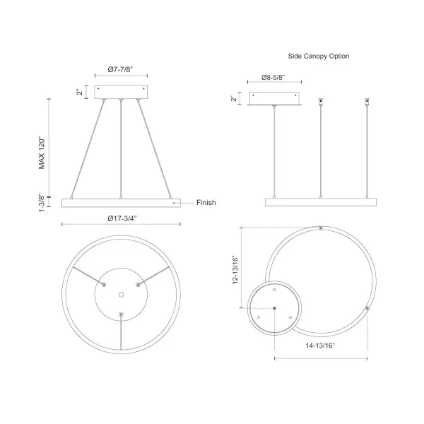 Cerchio 18-Inch Pendant Light - Image 13