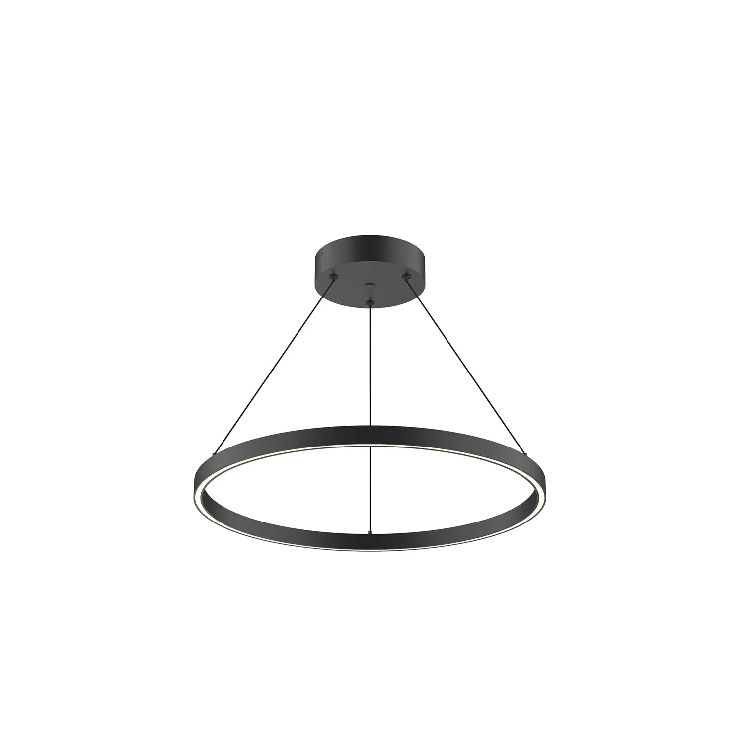 Cerchio LED Pendant in Black