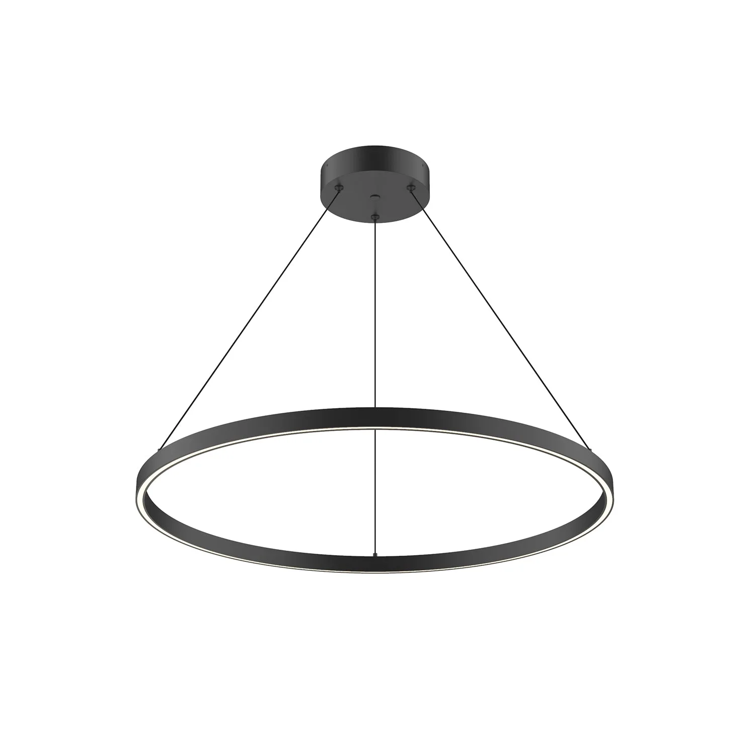 Cerchio LED Pendant in Black