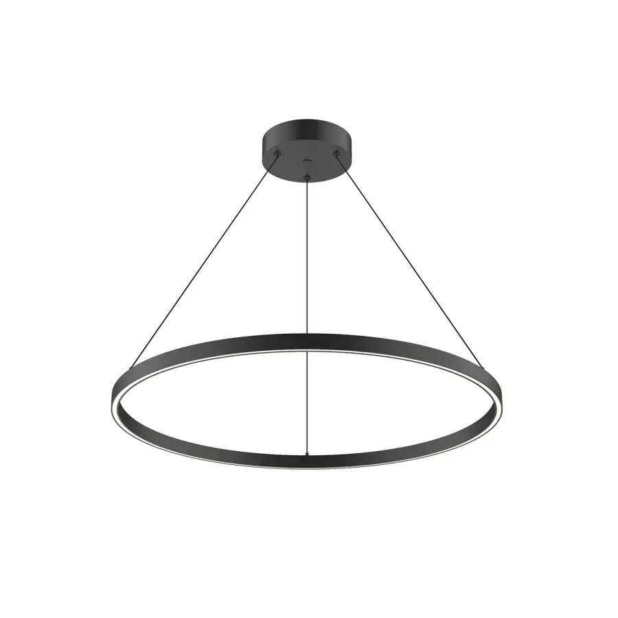 Cerchio LED Pendant in Black
