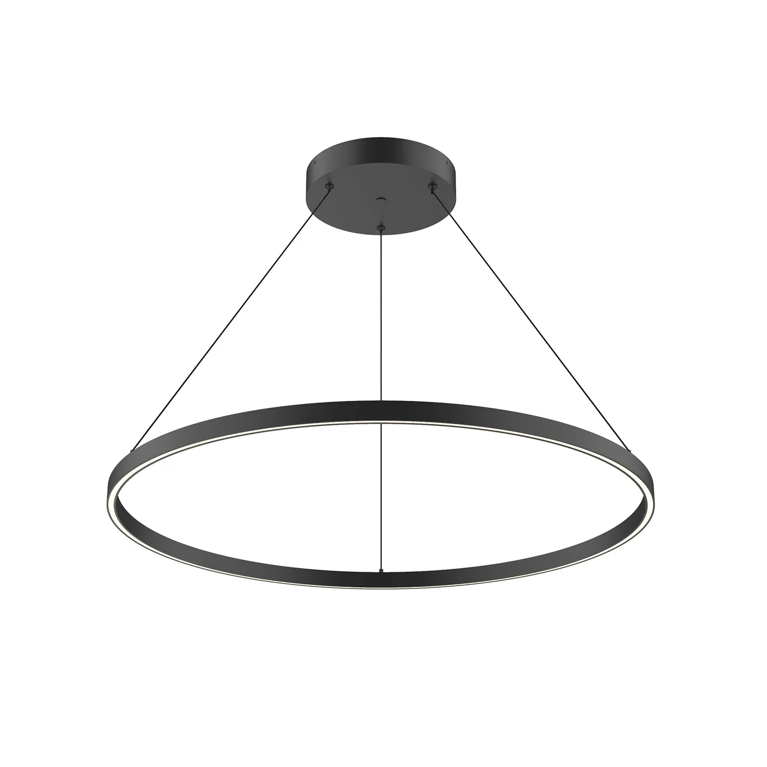 Cerchio LED Pendant in Black