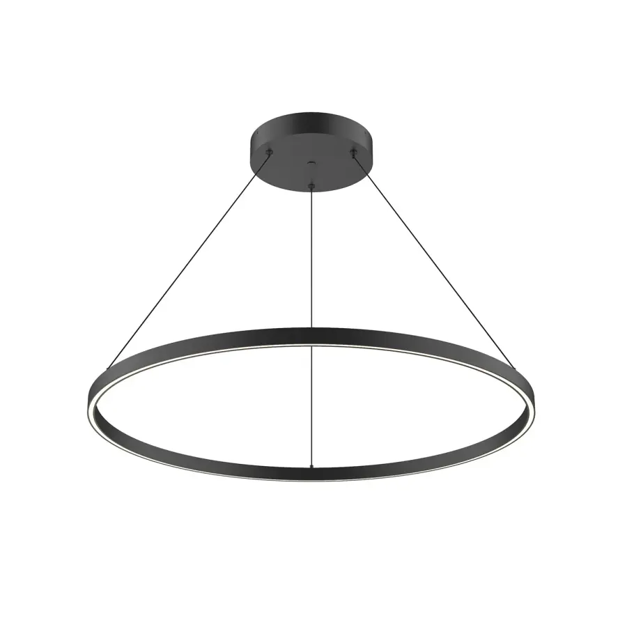 Cerchio LED Pendant in Black