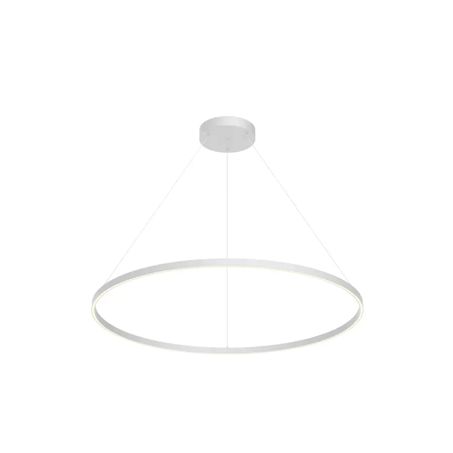 Cerchio LED Linear Pendant in Black