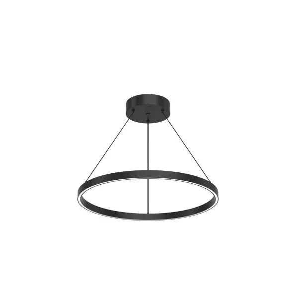 Cerchio LED Pendant in Black