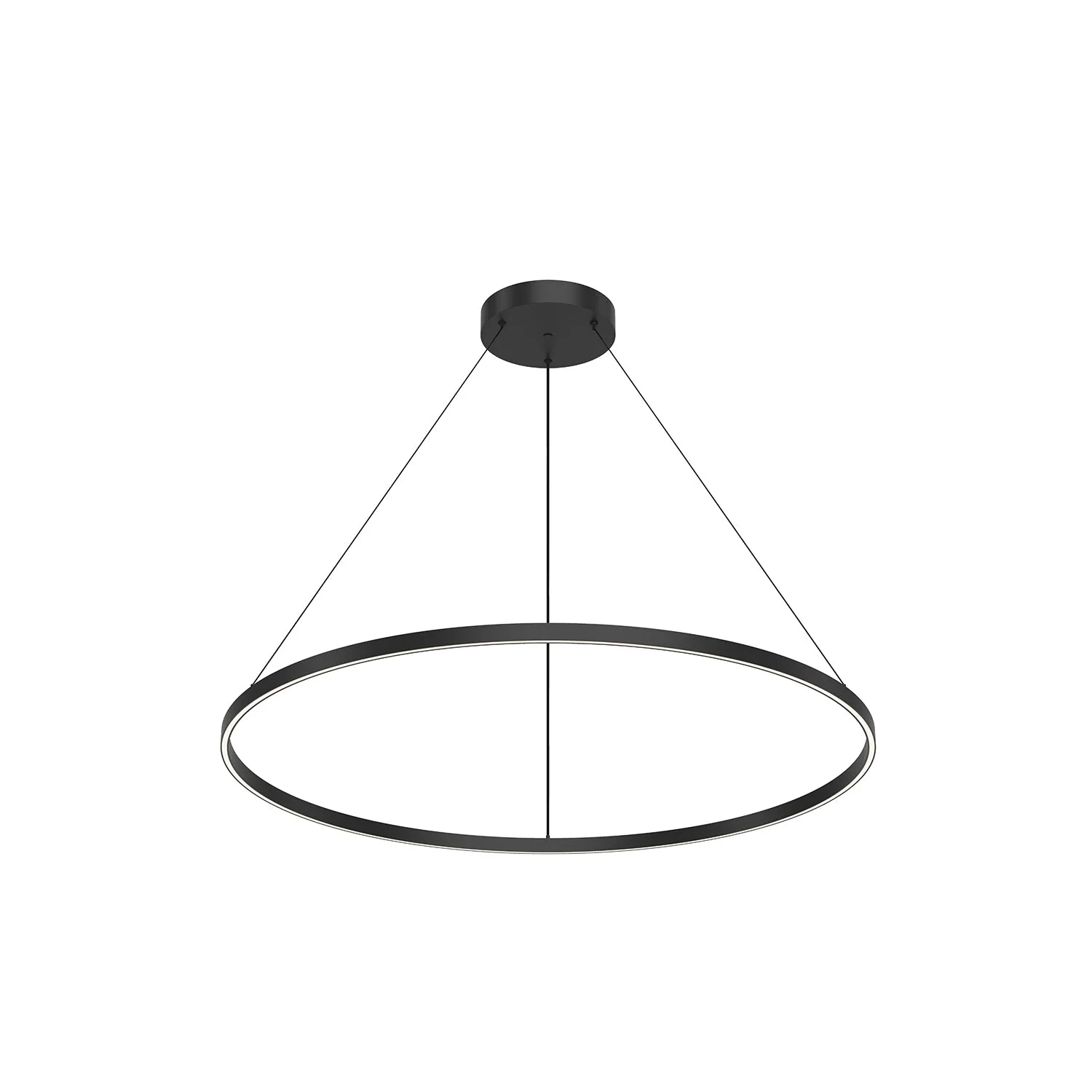 Cerchio LED Pendant in Black