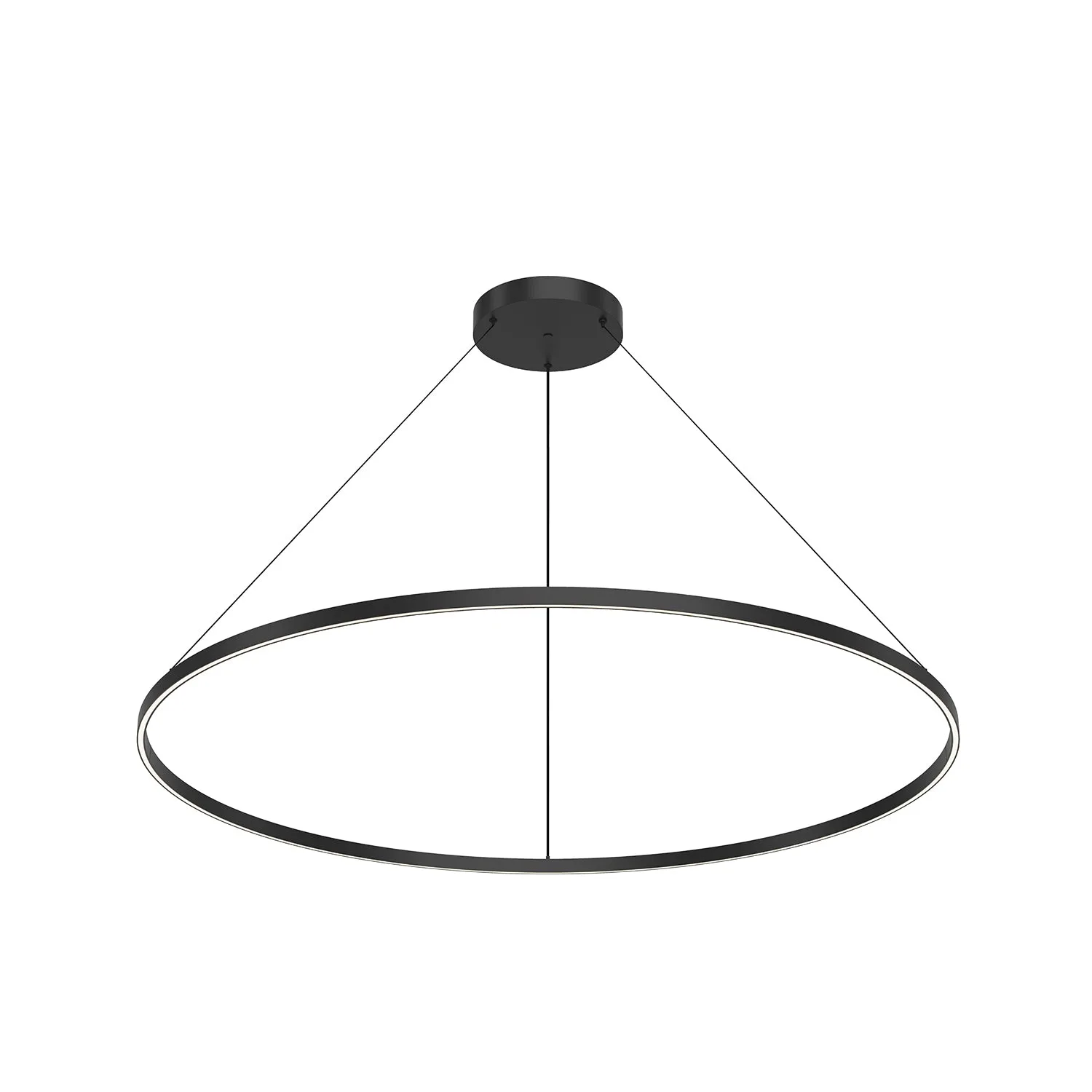 Cerchio LED Pendant in Black
