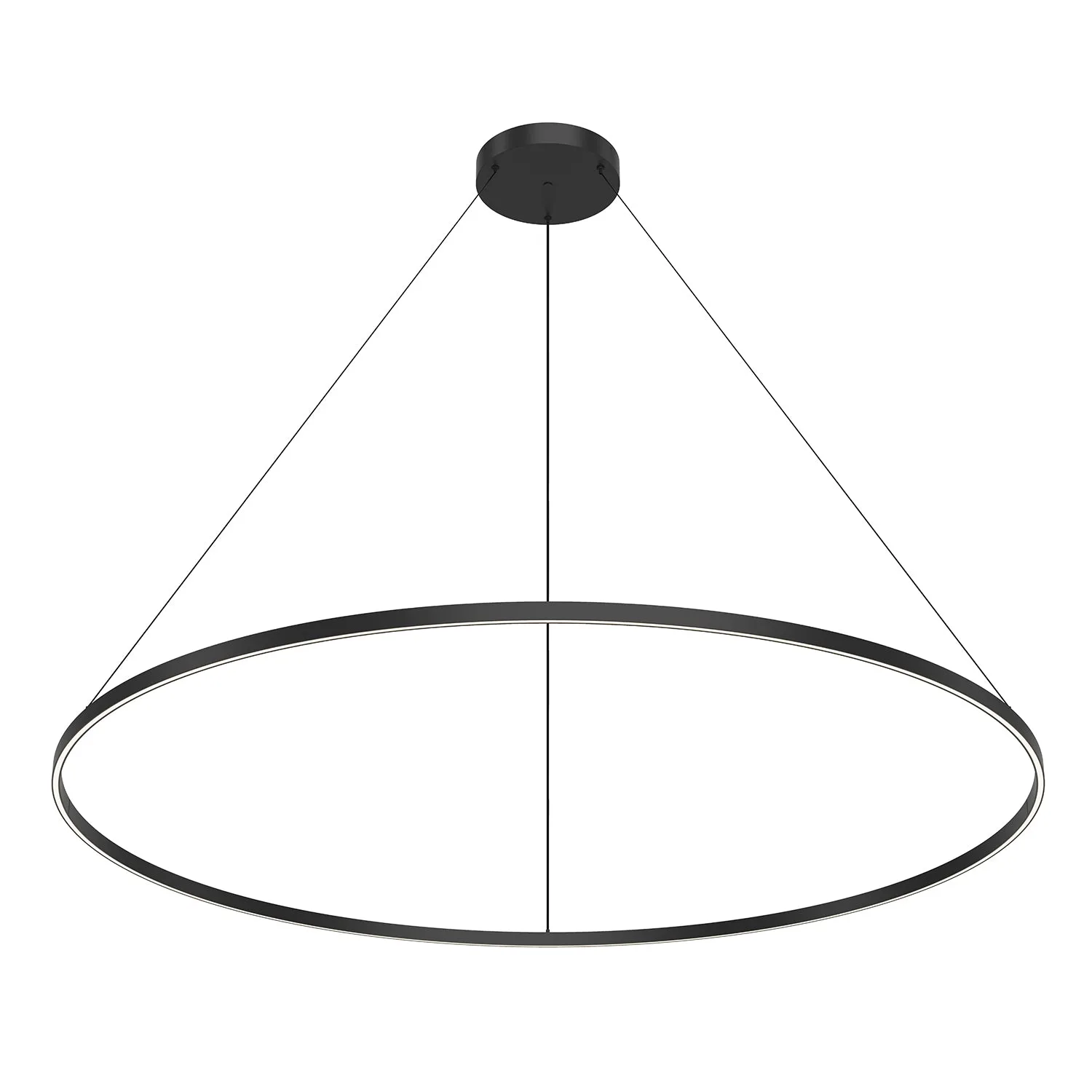 Cerchio LED Pendant in Black