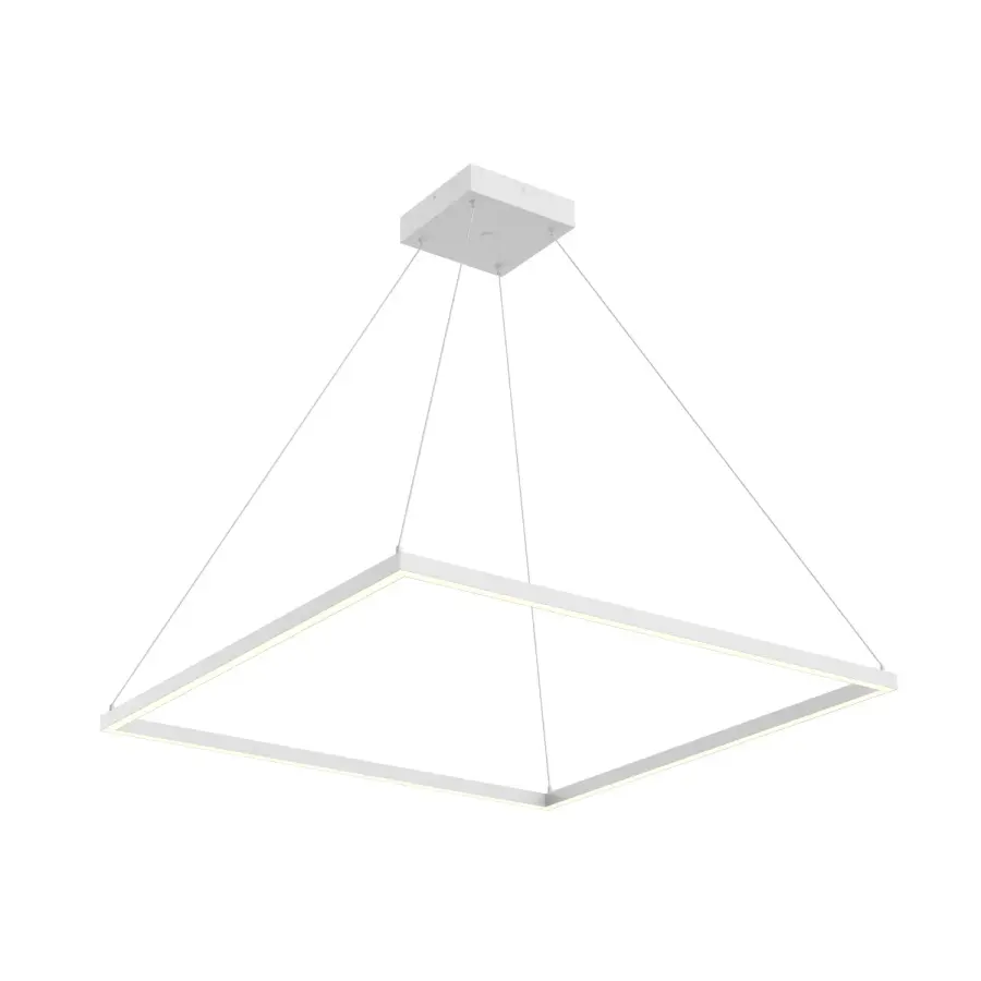 Piazza LED Linear Pendant in Black