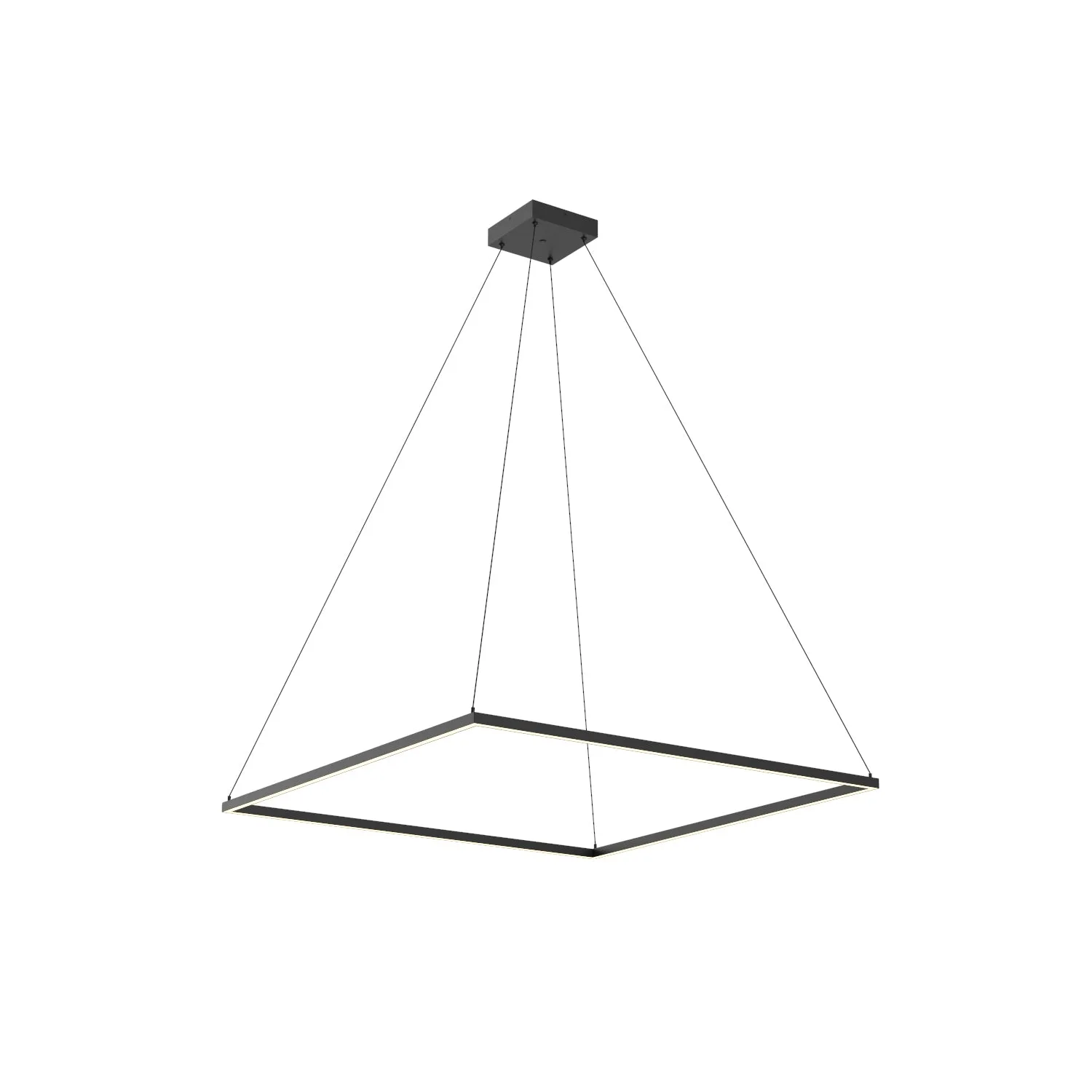 Piazza LED Pendant in Black