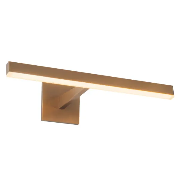 The Vega 19-inch picture light combines contemporary design with practical functionality. Featuring integrated LED with warm 3000K lighting and an adjustable hinge, it perfectly illuminates artwork, shelves, and architectural features with precision and style. - alternate view