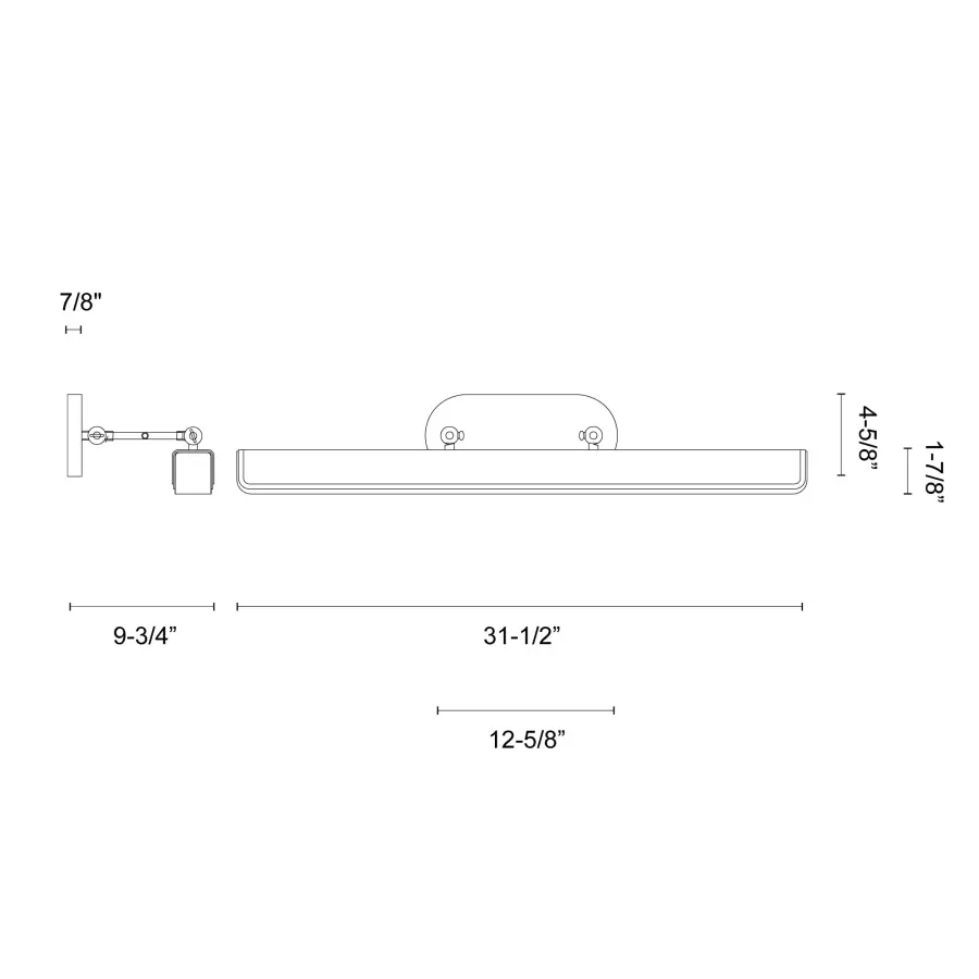 Elegant Picture Light with Warm Brass and Leather Accents - Image 9