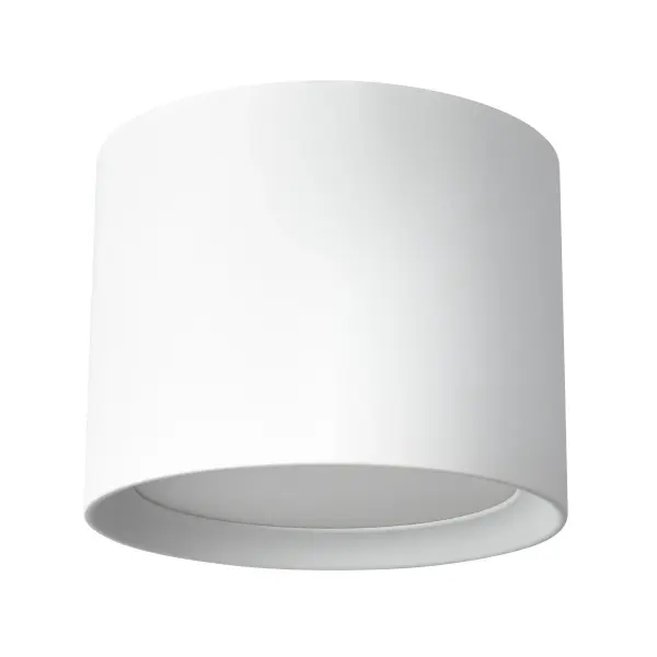 The Uma Semi-Flush Mount combines timeless cylindrical design with modern LED technology and 5-selectable color temperatures (2700K-5000K). Perfect for spaces needing flexible, energy-efficient lighting with clean aesthetics. - alternate view