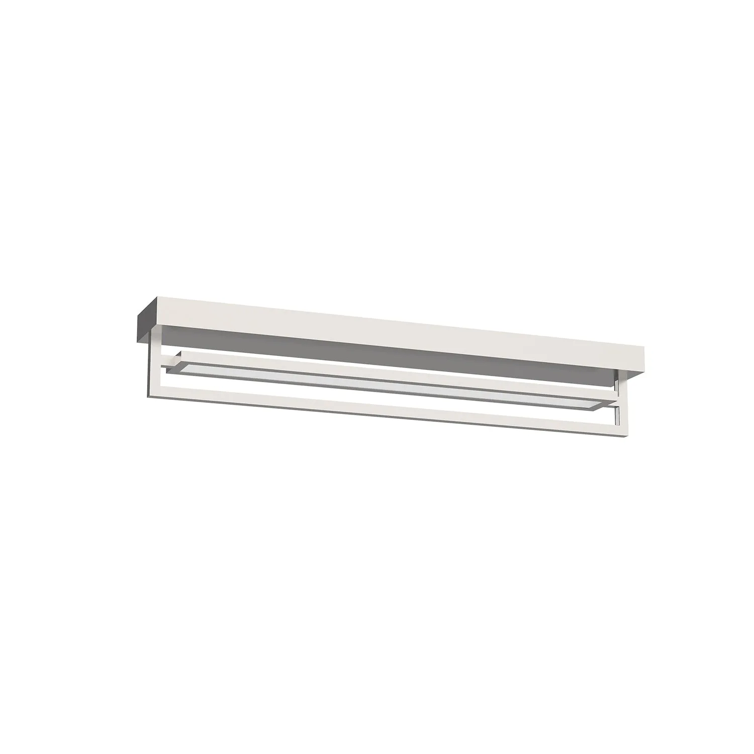 Mondrian LED Semi-Flush Mount in Brushed Nickel