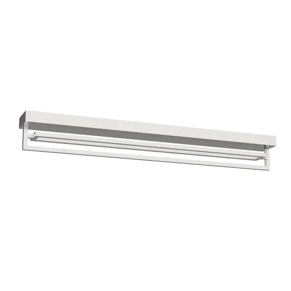 The Mondrian 40-inch semi-flush mount transforms ceilings into art with its rectilinear LED frames. The illuminated borders and open central void create a floating effect that's both dramatic and airy, perfect for modern spaces.