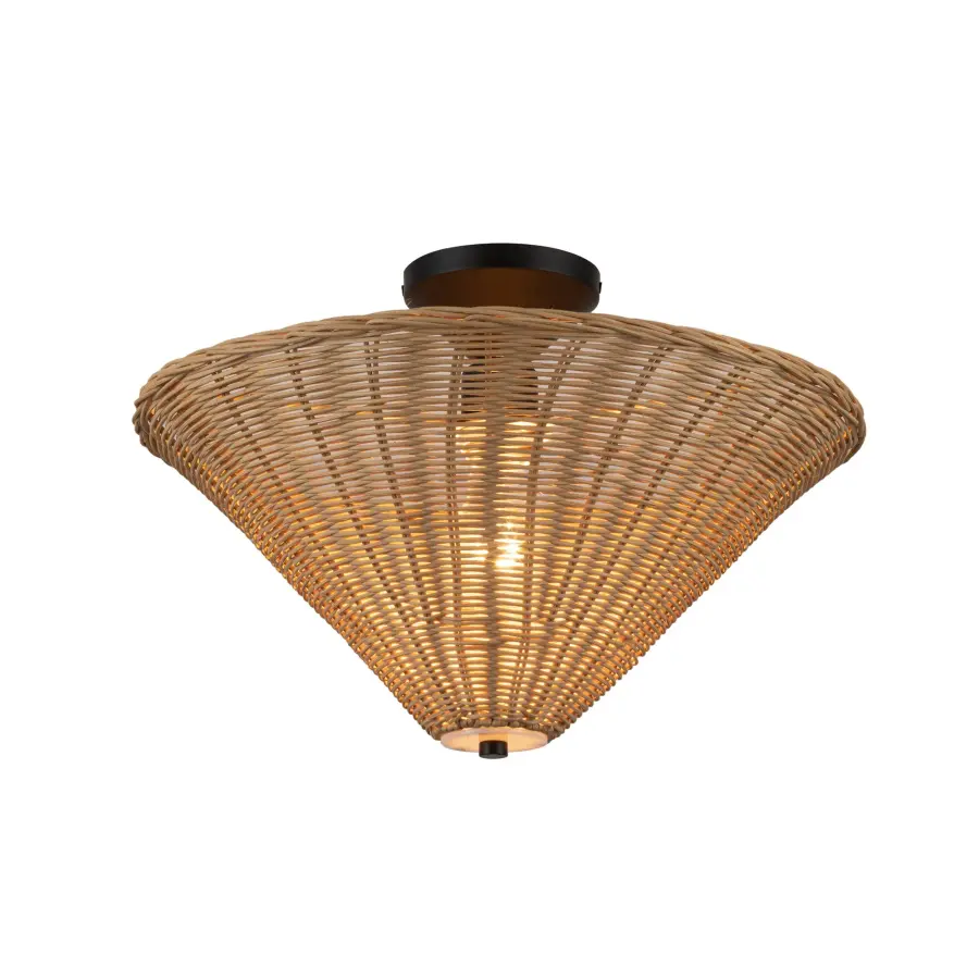 Bridgette 16-Inch Semi-Flush Mount in Brushed Gold - Image 11