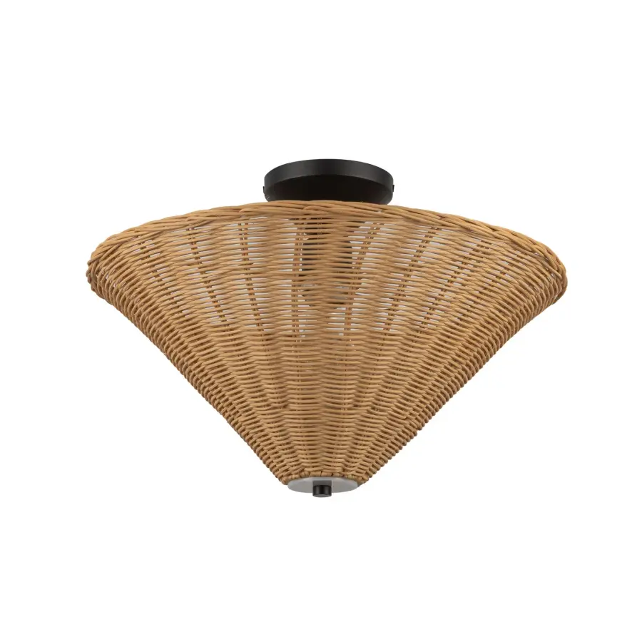 Bridgette 16-Inch Semi-Flush Mount in Brushed Gold - Image 12