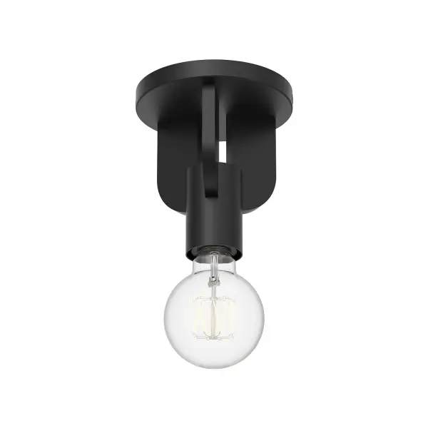 The Claire Semi-Flush Mount blends minimalist Bauhaus design with Art Deco sophistication. Its compact 5-inch profile and forged metal arms make it perfect for hallways, entryways, and smaller spaces needing timeless style.