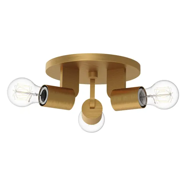 The Claire Semi-Flush Mount blends minimal Bauhaus sophistication with Art Deco details. Forged metal arms and refined finishes create a timeless fixture that complements any design style while adding subtle glamour.