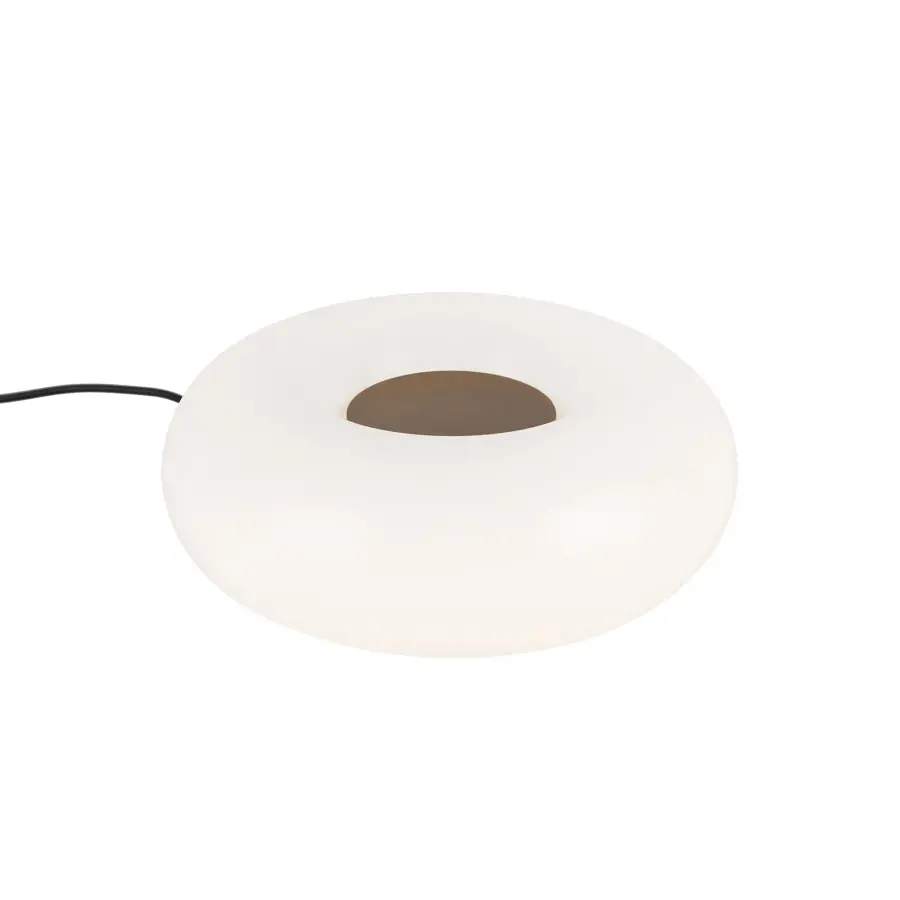 Nimbus LED Table Lamp in Black with Opal Glass