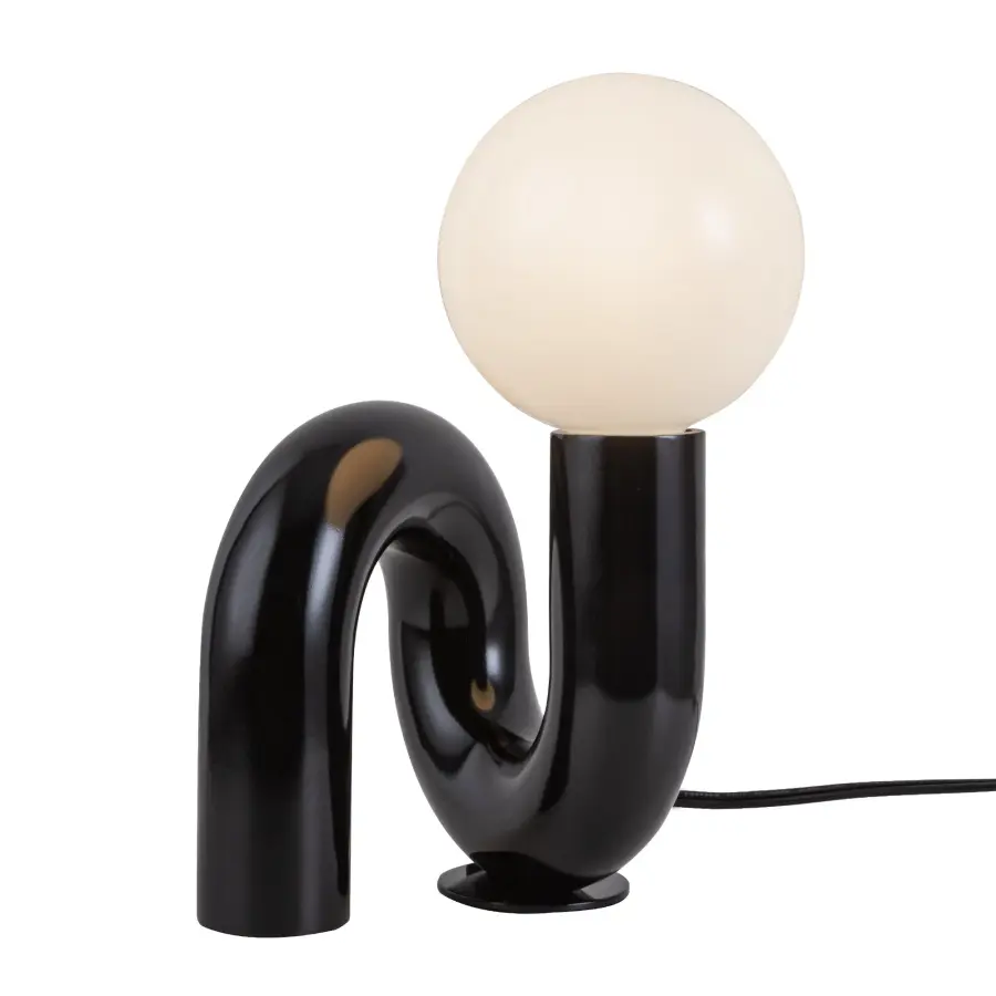 Eclectic Table Lamp with Organic Swirling Design and Customizable Lighting - Image 4