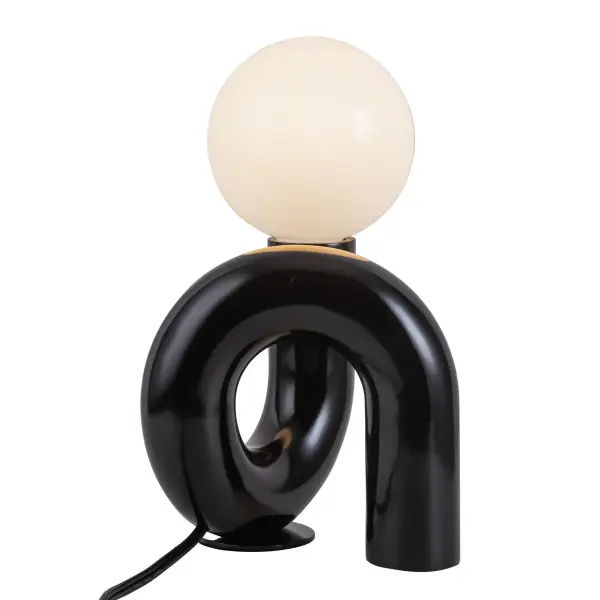 Eclectic Table Lamp with Organic Swirling Design and Customizable Lighting - Image 5