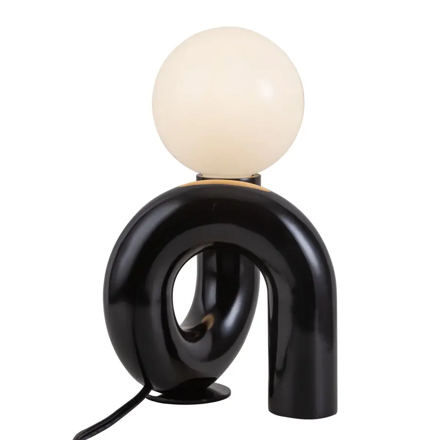 Eclectic Table Lamp with Organic Swirling Design and Customizable Lighting - Image 5