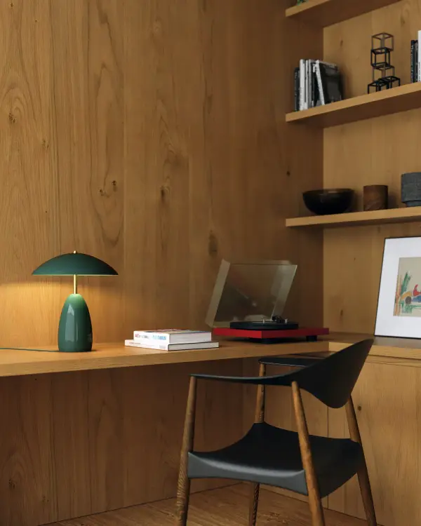 Vibrant Contemporary Table Lamp with Integrated LED - Image 4