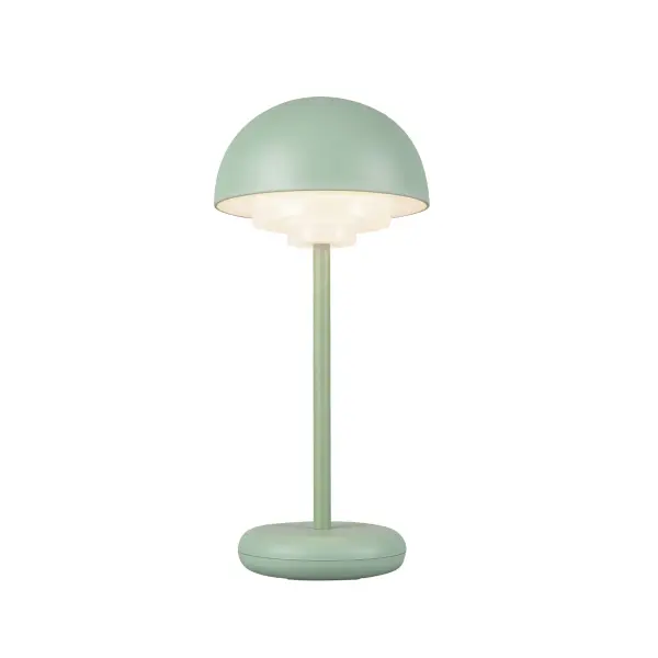 Step into the light with Hinata: a timeless classic with a modern twist. With its sleek mid-century silhouette and a pop of fun colors to choose from, it effortlessly adds personality to any space. Experience convenience and style with Hinata's rechargeable design. Collection: Hinata Finish: Black Glass: Frosted Acrylic Diffuser Width: 5.38" Height: 11.88" Length: 5.38" Wire: Black Canopy: D4.25" x H1.125" Maximum Wattage: 2.00 W Bulb Type: LED Light Source: LED Light Output: 150.00 lm Delivered Lumens: 110.00 lm Color Temperature: 2700 K CRI: 90 Material: Steel + Acrylic Country of Origin: China Safety Listing: ETL Safety Rating: Damp LED Spec Sheet Instructions
