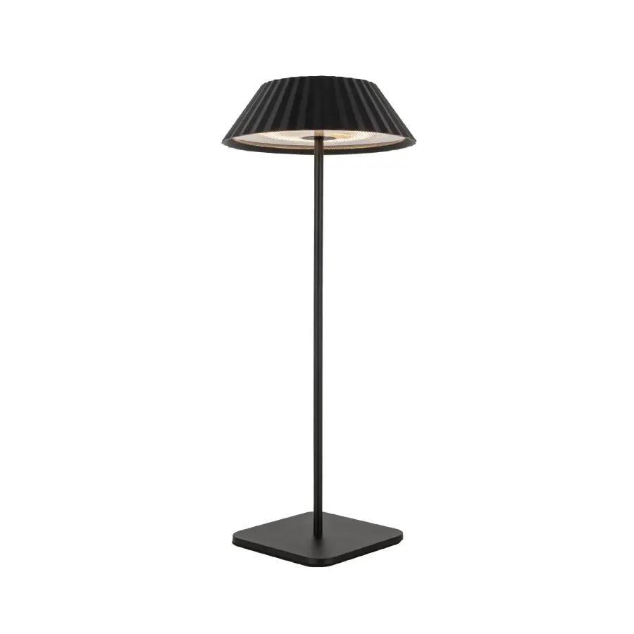 Pela LED Table Lamp in Black