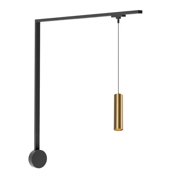 The Remuda LED track pendant combines minimalist design with exceptional versatility. Its clean-lined aluminum body in brushed gold finish delivers modern elegance, while 120 inches of adjustable wire allows dramatic or subtle installations. Integrated 3000K LED provides warm, inviting light perfect for task or ambient applications.