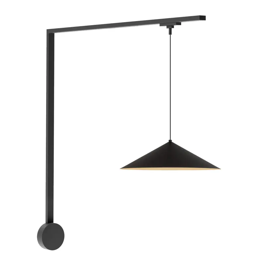 Luiz LED Wall Track Kit in Black