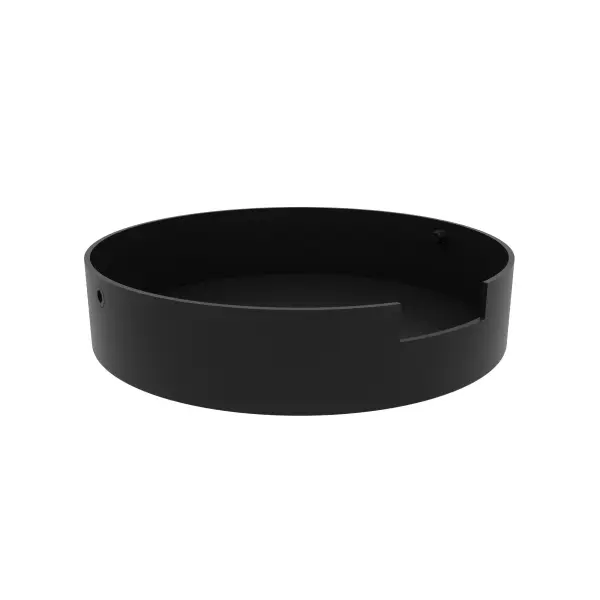 The Trilo Track Canopy provides a clean, professional finish for track lighting systems. This end-feed canopy features universal voltage compatibility and 0-10V dimming capability, making it versatile for various applications. - alternate view